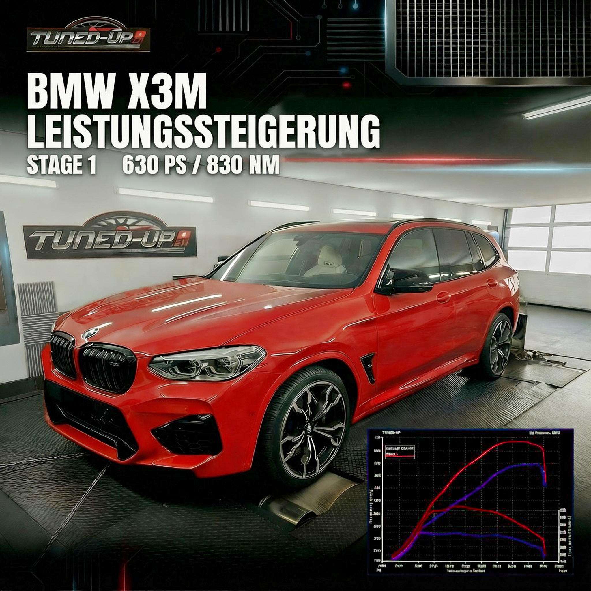 BMW X3M 3.0 510 PS / 600 NM