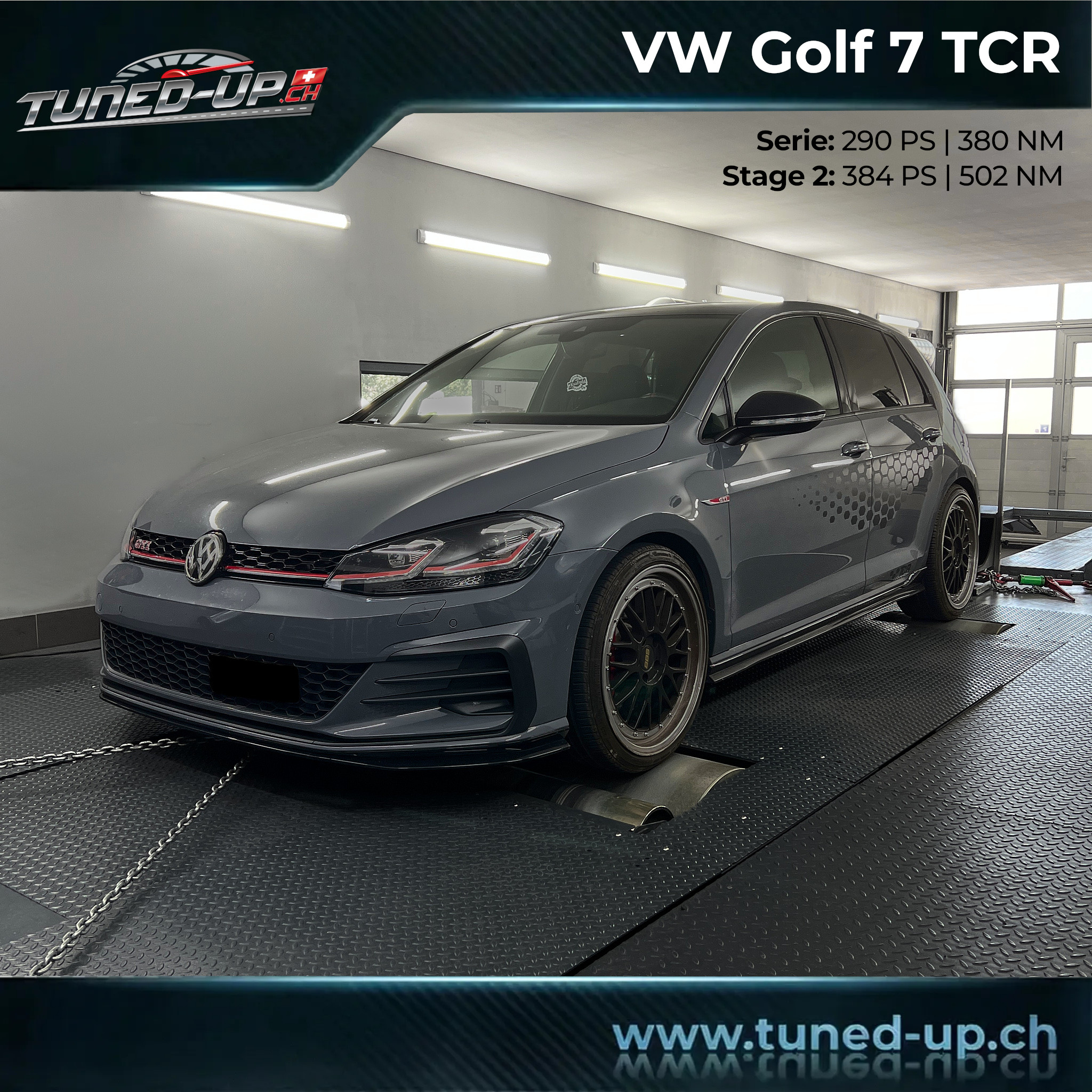 VW Golf 7 TCR Stage 2 – 384 PS & 502 Nm