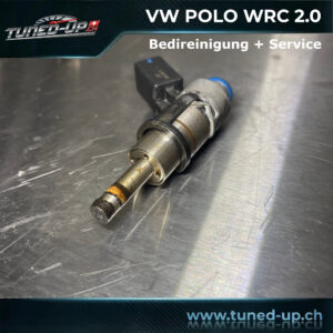 Ausgebautes Einspritzventil bei der Polo WRC BEDI-Reinigung